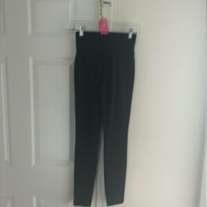 Lilly Pulitzer, high-rise black leggings